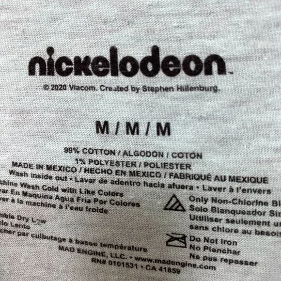 SpongeBob Squarpants Squidward Face Tshirt size medium - Picture 4 of 4